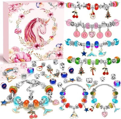 Image de ZOOI Kit de bricolage bracelet fille DIY cadeau bijoux 4-12 ans