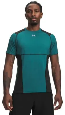 Produktbild von Under Armour Heatgear Elite Fitted Kurzarm-t-shirt Grün M / Regular Mann Grün M
