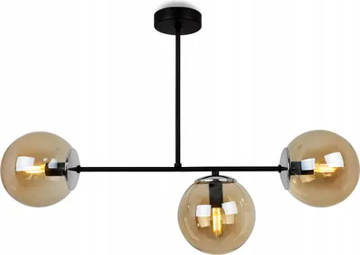 Produktbild von Moderne Hängelampe Glaskugeln Led Kronleuchter