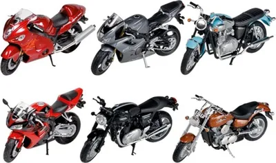 Produktbild von Goki Motorrad Die-Cast 1:18 Spielzeug Motorrad Modell