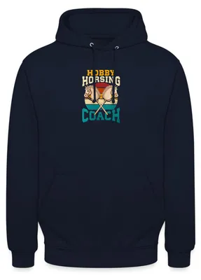 Produktbild von Spreadshirt Hobby Horsing Coach Steckenpferd Trainer Unisex Hoodie, XXL, Navy