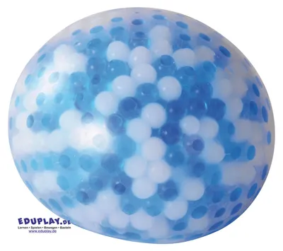 Produktbild von EDUPLAY 120641 Sensorik-Ball 'Trösterchen', Ø 10 cm, blau/weiß
