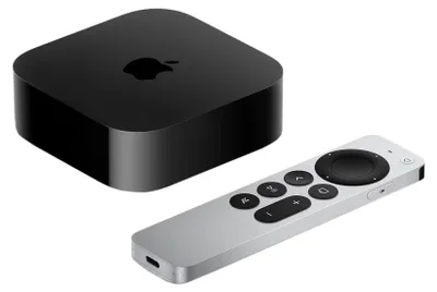 Immagine prodotto di Apple TV 4K, Apple, A15, 128 GB, H.264, AVC, MPEG4, HEVC, M4V, MP4, AAC, MP3, MP3 VBR, HE-AAC, WAV, AC3, AIFF, EAC3, FLAC, GIF, HEIF, TIFF, JPEG