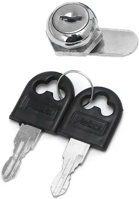 Imagen del producto de Cilindro de cerradura con 2 llaves, de 10 a 30 mm, para cajones, armarios y buzones