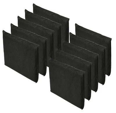 Produktbild von vhbw 10x Filter kompatibel mit Zanker ZKK8020T Kühlschrank - Aktivkohlefilter
