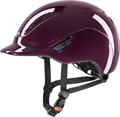Produktbild von Uvex Kinderreithelm kiddox shiny burgundy shiny XXXS-XS