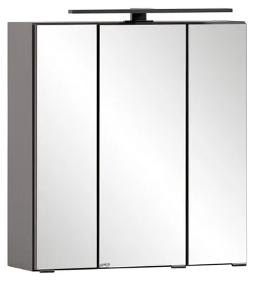 Zdjęcie produktu dla Held Möbel szafka z lustrem Baabe 60 cm grafitowa