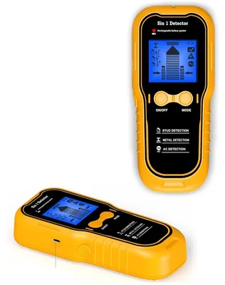 Productafbeelding van Kabelzoeker, wandscanner, detector, 5-in-1, oplaadbaar, multifunctioneel, voor hout en metaal, AC-stroomkabel