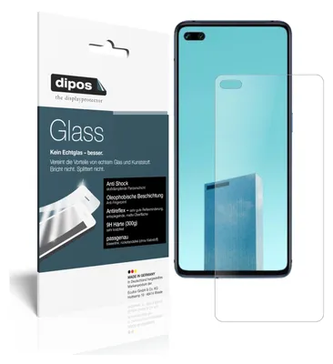 Zdjęcie produktu dla 2x folia ochronna do Oppo A92s matowa - folia antywstrząsowa 9H dipos Glass szkło plastikowe