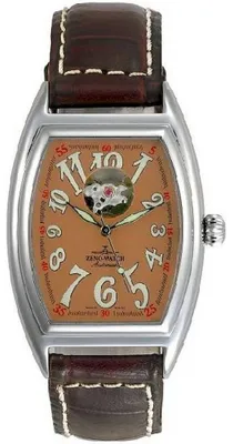Produktbild von Zeno-Watch - Armbanduhr - Herren - Chrono - Tonneau Retro Open Heart - 8085U-h6