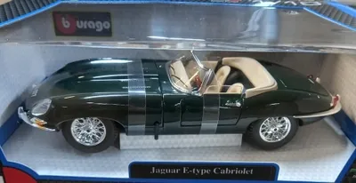 Obrázek produktu pro BBURAGO Jaguar E Type Cabrio, Model sportovního automobilu, Sestavený, 1:18, Jaguar E Type, Jakékoliv pohlaví, 3 rok/roky