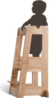 Produktbild von tiSsi Lernturm Felix Buche Natur höhenverstellbar Kinder Learning Tower