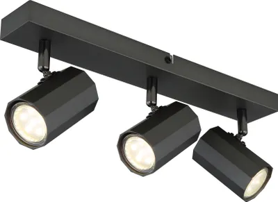 Immagine prodotto di Globo Illuminazione faretto metallo grigio opaco, 3x GU10