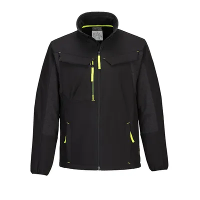 Productafbeelding van Portwest T753 WX3 Eco Hybrid Softshell Jas (2 lagen), zwart, maat L