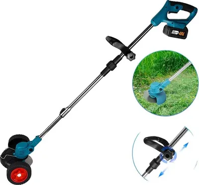 Immagine prodotto di Tosaerba elettrico, design a batteria, lunghezza regolabile, batteria da 21 V