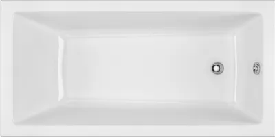 Produktbild von Excellent | Badewanne Wave Slim 140x70 cm - Weiß Hochglanz - Minimalistisches Design - Stabil und langlebig