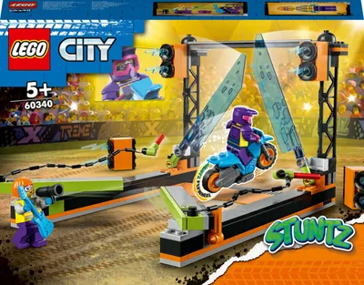 Immagine prodotto di LEGO City 60340 - La sfida delle acrobazie con i coltelli