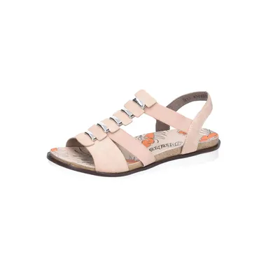Produktbild von Rieker  Damenschuhe Sandalen Flach  Rosa, Schuhgröße:36 EU