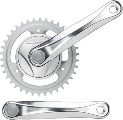 Produktbild von Messingschlager Kurbelsatz 38Z, L=170mm, Aluminium/Stahl, 1-fach, JIS, silber