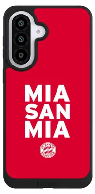 Produktbild von NIVOCASE Handyhülle für Samsung Galaxy A57 5G  Hülle NIVOpure Case Schwarz FC Bayern München FCB Mia San Mia