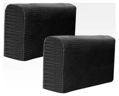Produktbild von Armlehnenbezüge, 2 Stück verstellbare Sofa Armlehnenbezüge, Stretch Armkappen für Sofas, rutschfeste Armlehnenschoner aus weichem Polyester