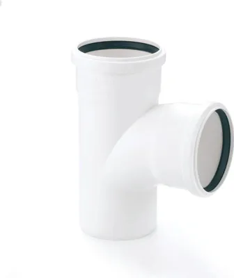 Produktbild von REHAU RAUPIANO PLUS Einfachabzweig, DN 110/110, 87 Grad, max. Durchfluss, 1 Stk.