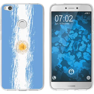 Produktbild von PhoneNatic Case kompatibel mit Huawei P8 Lite 2017 Silikon-Hülle WM Argentinien M1