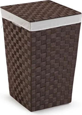 Image de Panier pour linge sale Versa Polyester Métal Polypropylène 33 x 52 x 33 cm