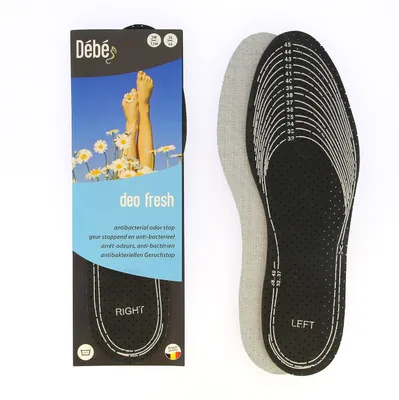 Produktbild von DEBE Deo fresh cut-out - Geruchshemmende Cut-out-Einlegesohle mit stoßdämpfender Wirkung - 36-46