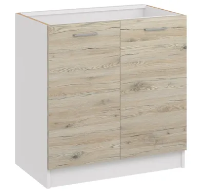 Produktbild von Roe Furniture | Küchenzeile - 260 cm - Braun (Bordeaux) - Einbauküche, Küchenblock, Singleküche, Singleküchenblock, Küchen - Tischplatte Weiß