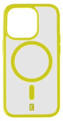 Obrázek produktu pro Zadní kryt Cellularline Pop Mag s podporou Magsafe pro Apple iPhone 15 Pro Max, čirý / limetkový