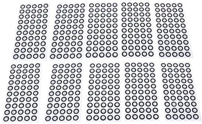 Immagine prodotto di Ricamo con scansione 3D - Punti di riferimento - Tracciamento di sequenze di immagini - Pellicola riflettente - Diametro 6 mm, 10 mm - Marcatori argentati