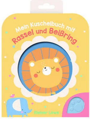 Produktbild von Mein Kuschelbuch mit Rassel und Beißring - Kleiner Löwe