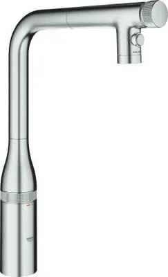 Produktbild von GROHE Spültischbatterie Essence SmartControl 31892, ausziehbare Dual Spülbrause, supersteel