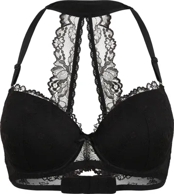Produktbild von LASCANA Neckholder-BH schwarz Größe 75 Cup F