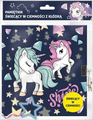 Immagine prodotto di KIDEA agenda segretaria quaderno luminoso con lucchetto unicorno