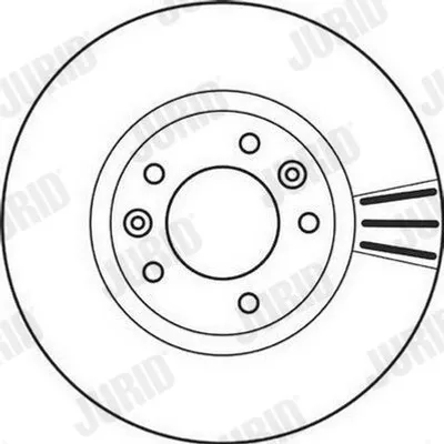 Immagine prodotto di 2x disco freno JURID 562126JC per PEUGEOT 508 SW I (8E_) 407 SW (6E_)