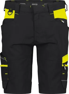 Produktbild von DASSY Arbeitsshorts MANILLA Damen schwarz/gelb Gr. 34