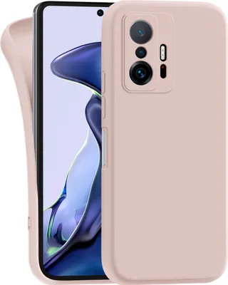 Produktbild von Hülle für Xiaomi 11t Pro | Xiaomi 11t - Handyhülle mit Kameraschutz Cover aus Silikon in Rosa