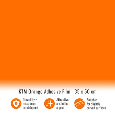 Image de Film voiture Orange KTM 35 x 50 cm