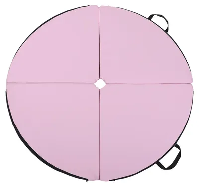 Obrázek produktu pro Pole Dance Crash MattePolyuretanEPE Kulatá skládací bezpečnostní podložka pro trénink Fitness Home Gym Pink