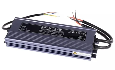 Obrázek produktu pro LED Solution LED zdroj (trafo) 24V 500W IP67 SLIM 056234