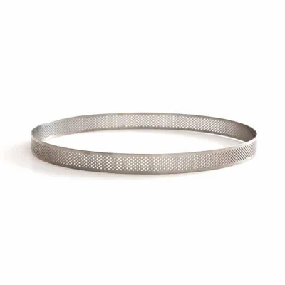 Produktbild von Törtchenform aus Edelstahl, rund, 8x3,5cm, Microforata perforiert