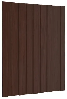Obrázek produktu pro Střešní panel 12 pcs Hnědá 60 x 45 cm Pozinkovaná ocel