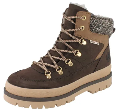 Produktbild von RIEKER Y6210-25 Damen Schnürstiefel braun Kunstleder - Größe: 42