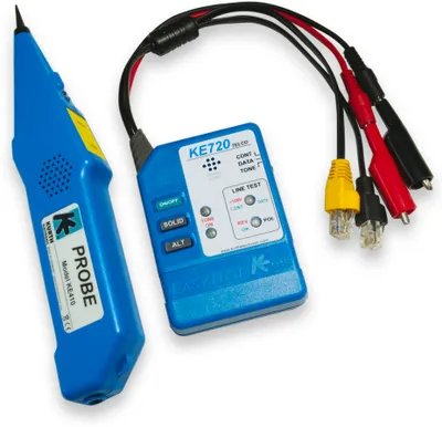Produktbild von Kurth Electronic KE 701, RJ-11, RJ-45, Blau, 240 V, 68 x 96 x 25 mm