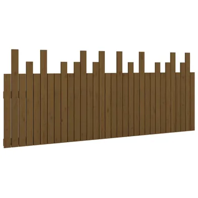Produktbild von Wand-Kopfteil Honigbraun 204x3x80 cm Massivholz Kiefer