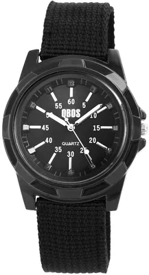 Produktbild von QBOS Herrenuhr mit Textilarmband