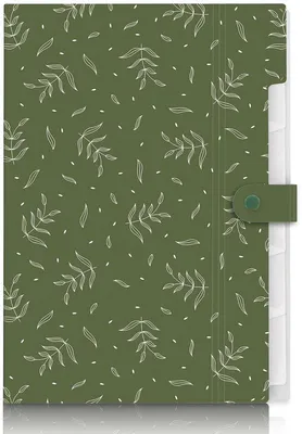 Produktbild von Erweiterbare Dokumentenmap A4 mit 5 Fächern Blumenmuster