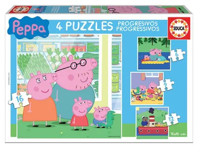 Obrázek produktu pro Educa 15918, 6 kusů, Kreslené filmy, 3 rok/roky